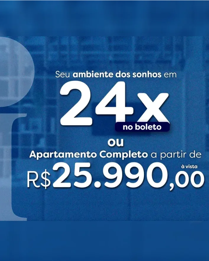 Promoção 24x no boleto